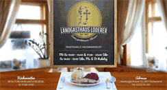 Desktop Screenshot of gasthaus-loderer.at